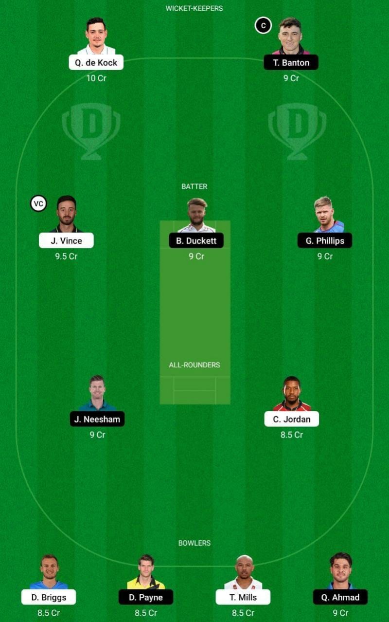 SOB vs WEF Dream11 Fantasy Tip #1