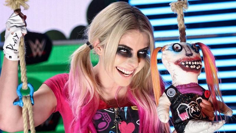 Alexa Bliss with her doll Lilly