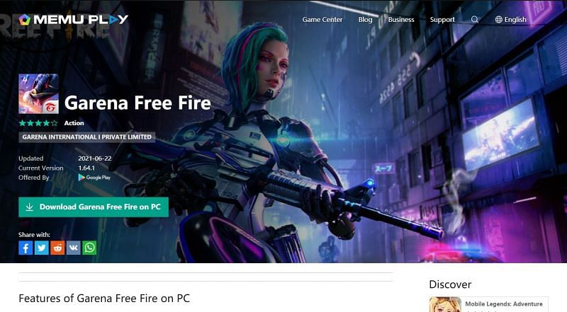 Download Garena Free Fire on PC with MEmu