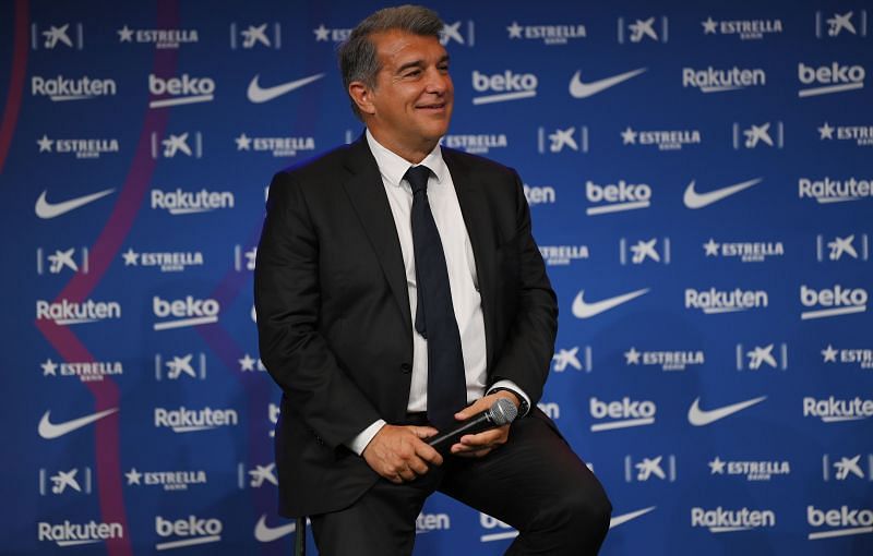 FC Barcelona president Joan Laporta