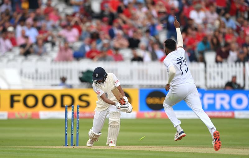 Haseeb Hameed was castled off his very first delivery at the crease