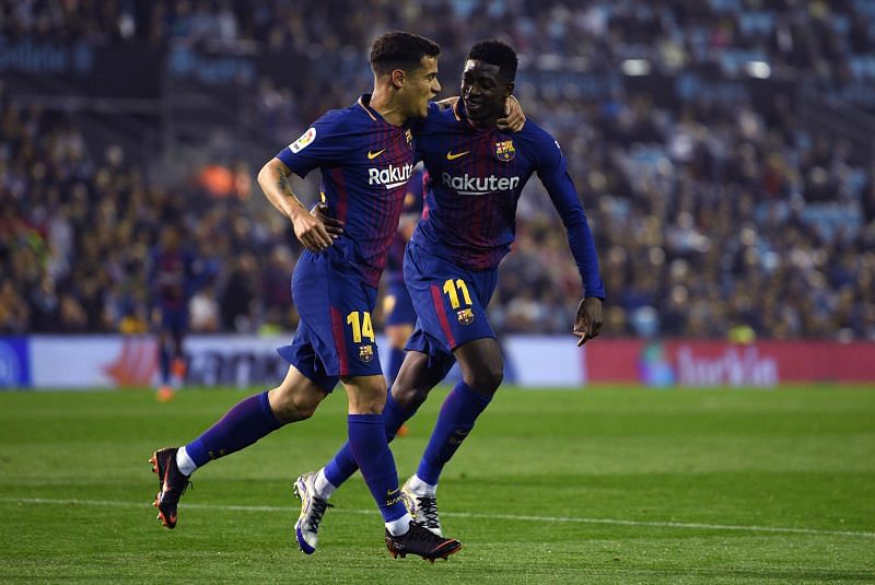 Philippe Coutinho and Ousmane Dembele