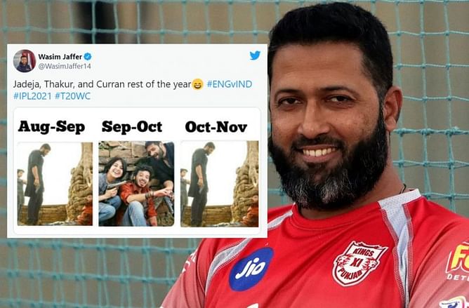 IND vs England 2021: Wasim Jaffer hilariously uses Mirzapur characters to describe the relationship between Jadeja, Shardul, and Curran over the next few months