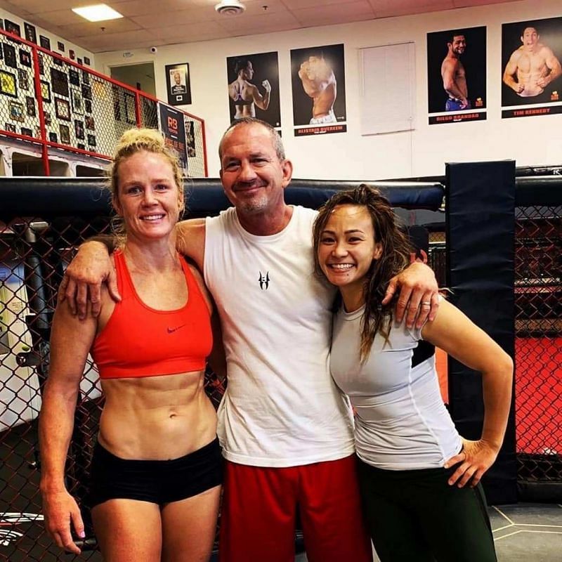 Holly Holm (left) and Michelle Waterson (right)