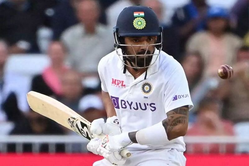 KL Rahul was dismissed playing a loose drive outside the off-stump