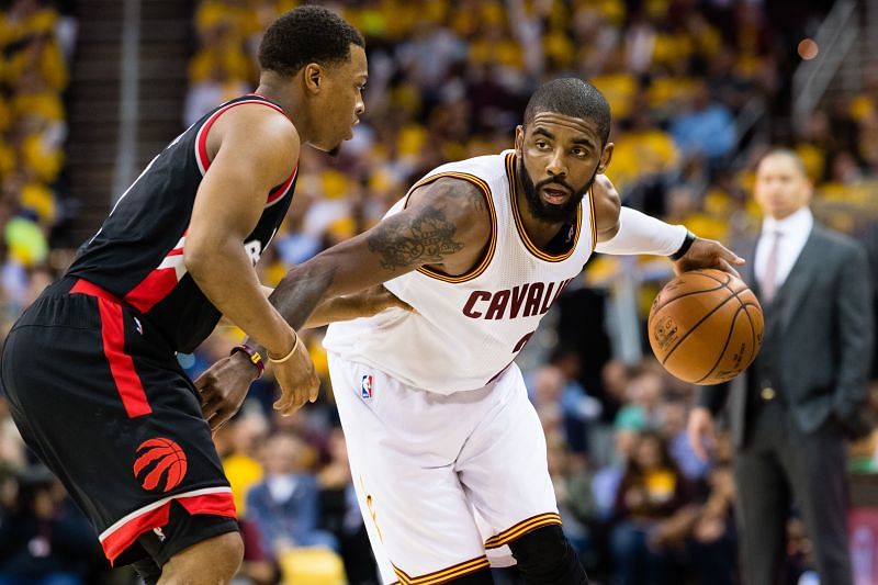 Kyrie Irving and Kyle Lowry have faced off in the NBA playoffs before
