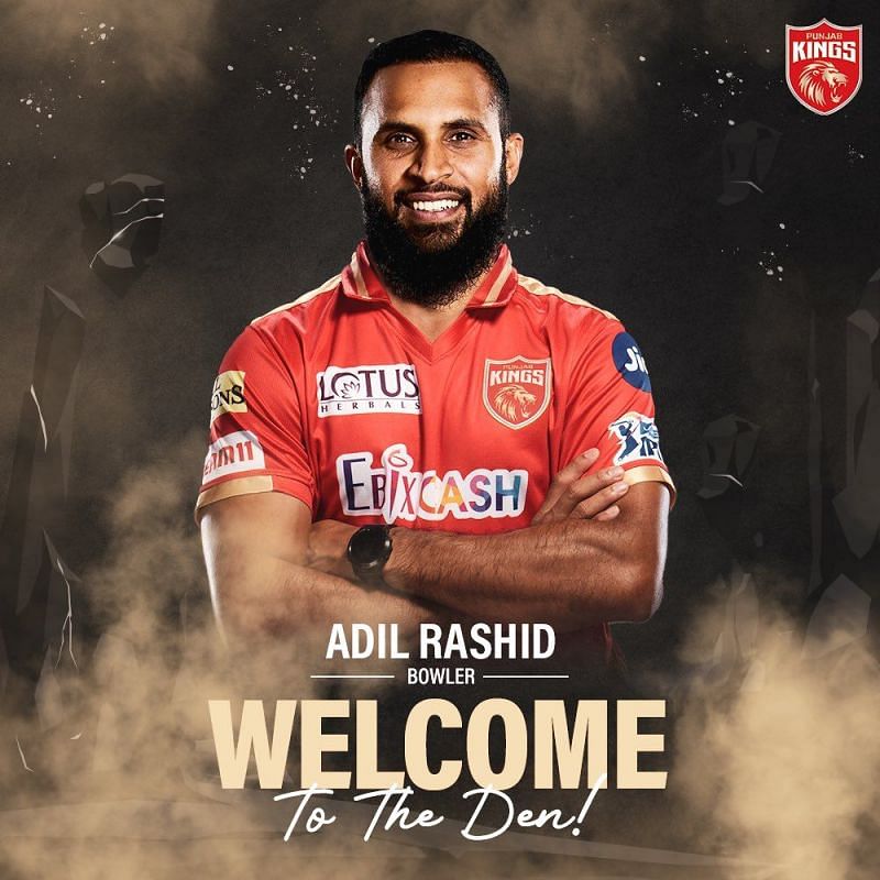 IPL 2021 Punjab Kings sign Adil Rashid for second half of tournament