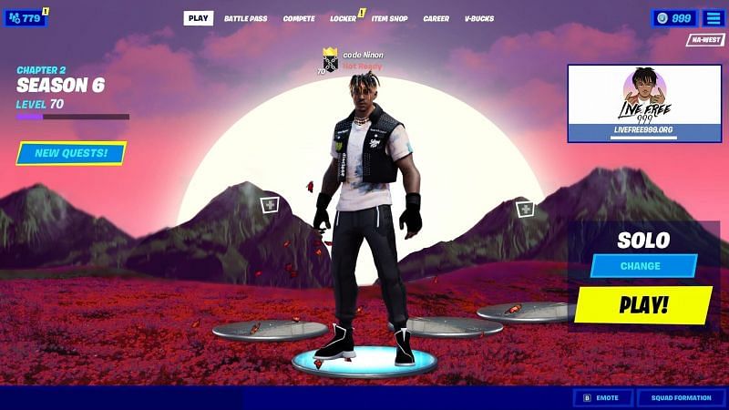 Fortnite Juice WRLD skin concept (Image via u/realninon/Reddit)