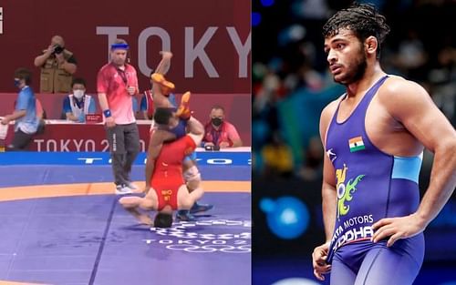 Indian grappler Deepak Punia [Image Credits: United World Wrestling]