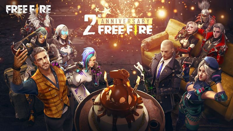 Free Fire celebrated its 2nd anniversary on August 25th, 2019 (Image via Free Fire)