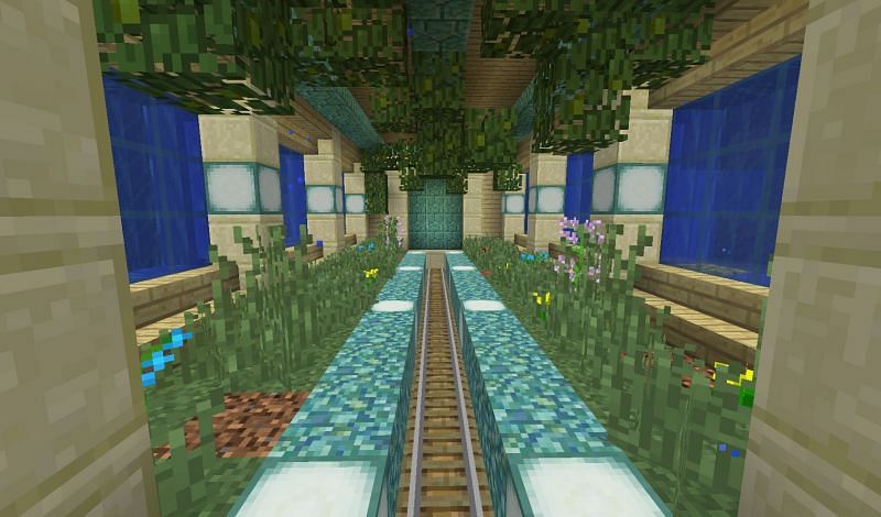 A beautiful underwater railway (Image via u/dustofoblivion123 on Reddit)