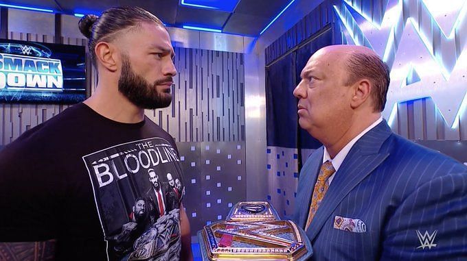 A tense backstage meeting on SmackDown
