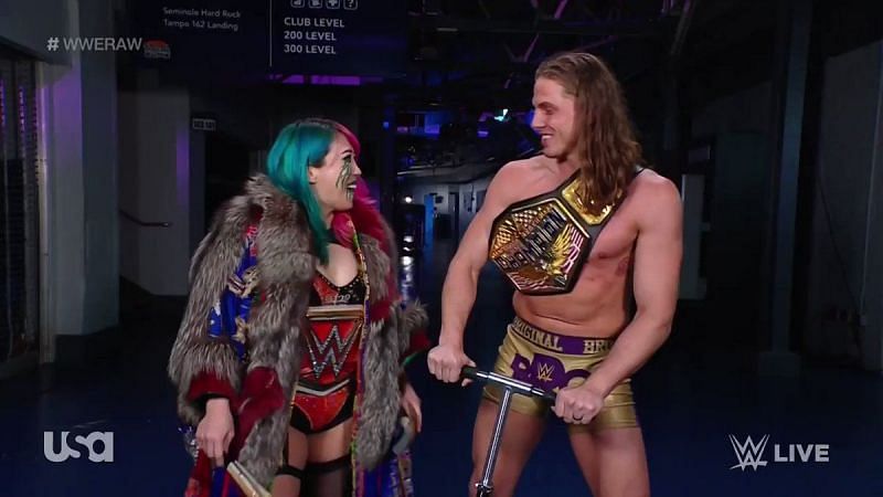 Riddle botched his segment his Asuka on Raw