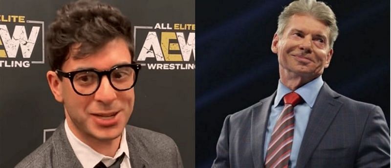 Tony Khan (Left) and Vince McMahon (Right)