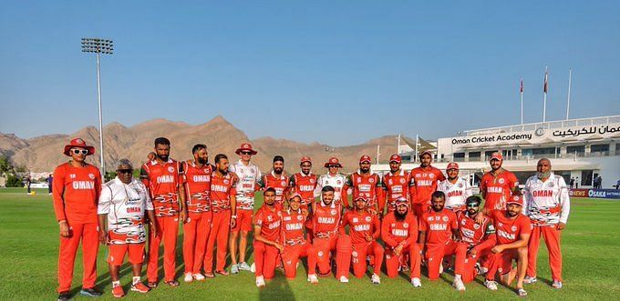 ओमान की टीम ने एक गेंद शेष रहते मुकाबला अपने नाम कर लिया