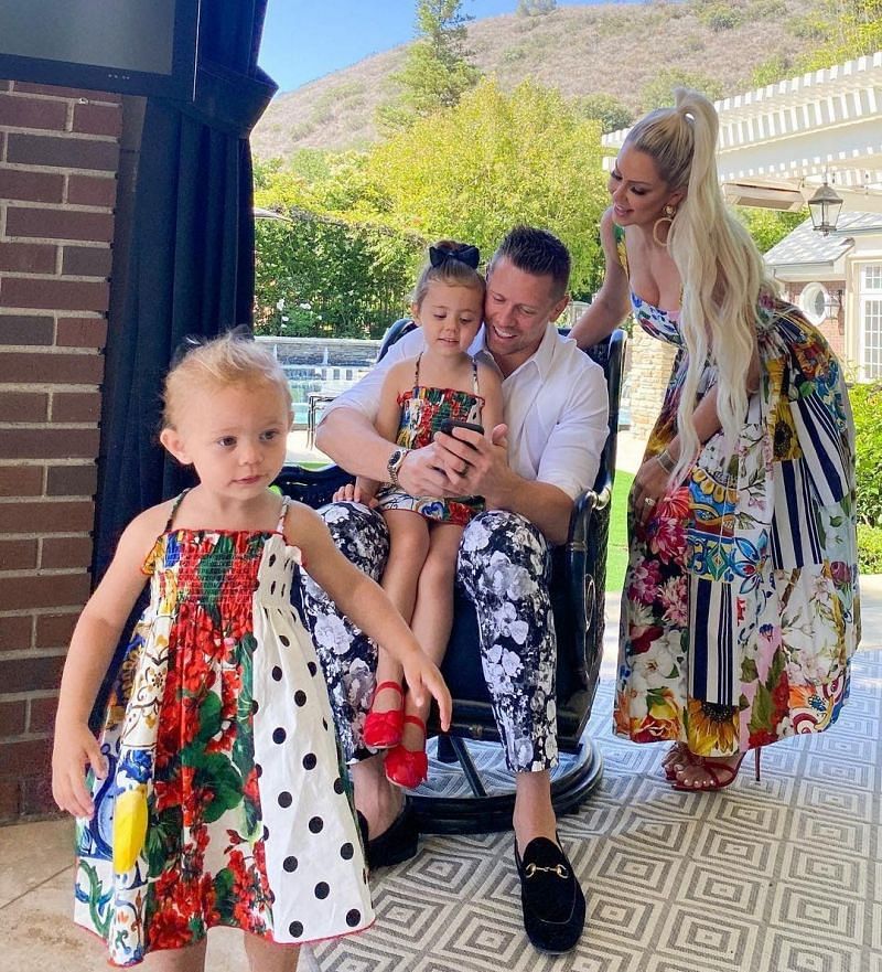 How many kids does The Miz have?