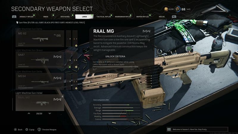 The RAAL MG can be acquired for free in Warzone and Modern Warfare (Image via Activision)