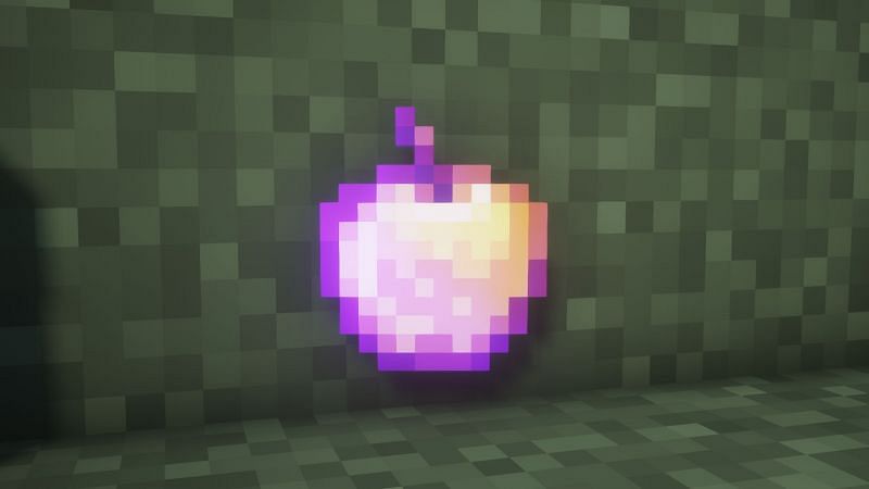 Una manzana dorada encantada (Imagen a través de Minecraft)