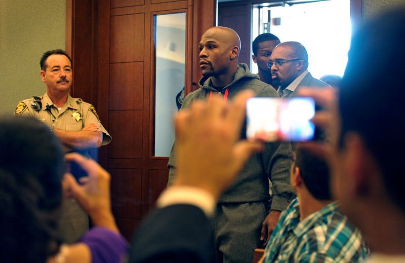 Floyd Mayweather Jr. appears in court