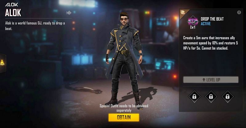 DJ Alok and several other characters are available at discounted prices (Image via Garena Free Fire)