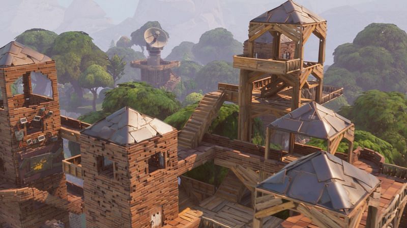 Fortnite builds can get pretty big, but the building mechanic doesn&#039;t start with Fortnite. Image via Epic Games