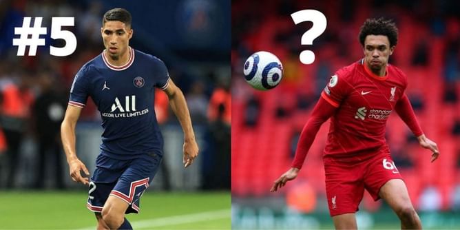 5 full-backs with the best crossing ability in the world right now
