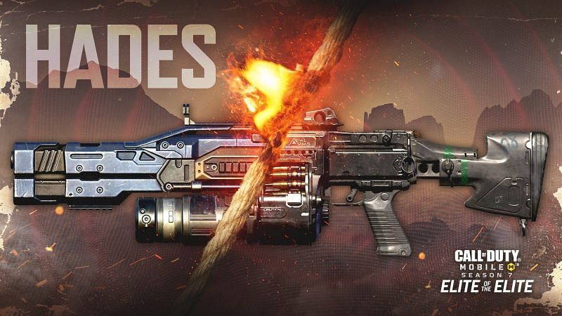 Hades LMG is the newest weapon in COD Mobile Season 7 and it can be unlocked for free (Image via Call of Duty Mobile)