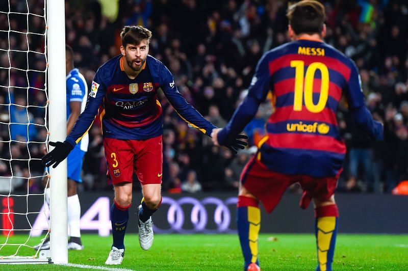 Gerard Pique and Lionel Messi enjoyed a successful time together at Barcelona