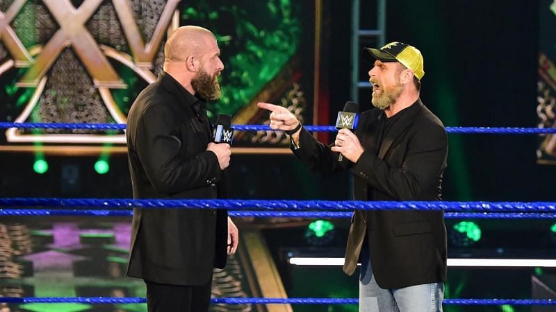Triple H and Shawn Michaels on SmackDown