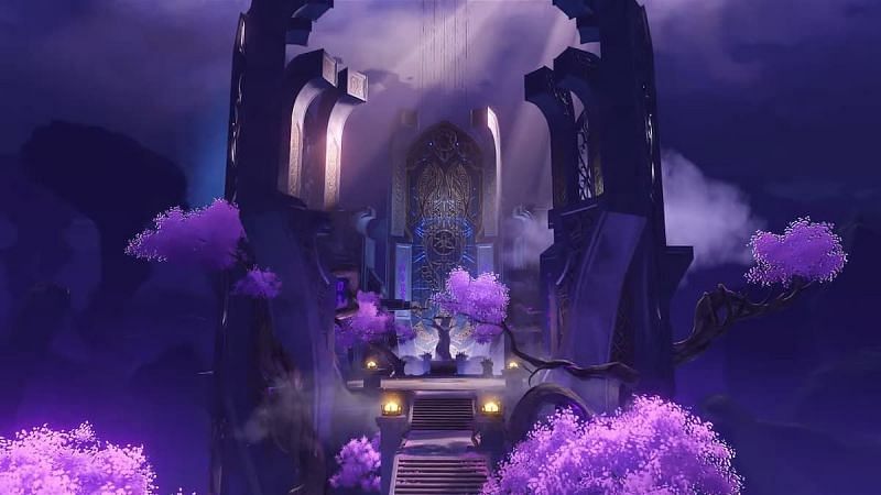 Violet Court domain in Genshin Impact (Image via miHoYo)