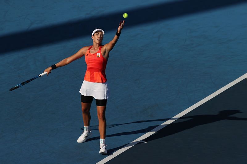 Garbine Muguruza at the Tokyo Olympics