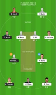 DER vs YOR Dream11 Fantasy Suggestion #1