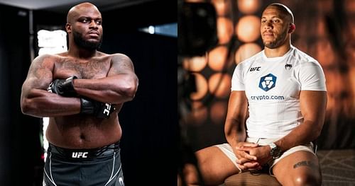 Derrick Lewis (left), Ciryl Gane (right) [Images Courtesy: @ufc on Instagram]