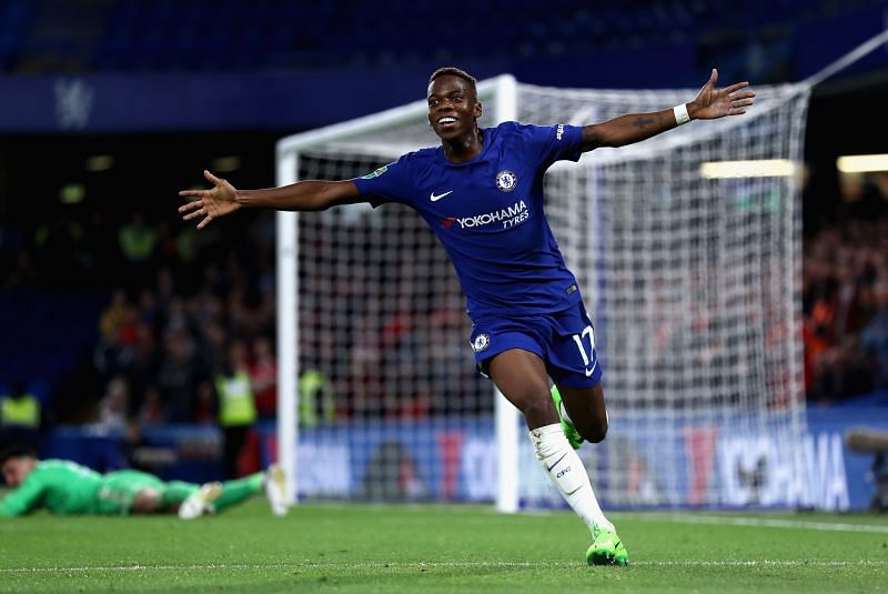 Chelsea v Nottingham Forest - Musonda celebrates his first goal