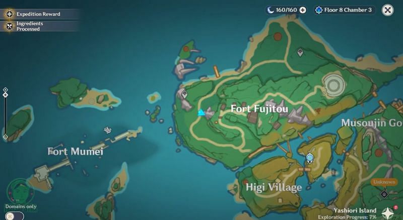 Location of the third simple tomb on the map (Image via HDRsaputra, Youtube)