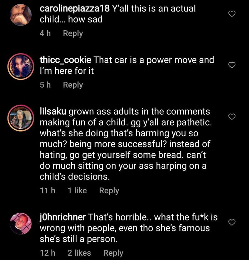 People react to Jojo Siwa&#039;s car getting egged 3/3 (Image via @defnoodles Instagram)