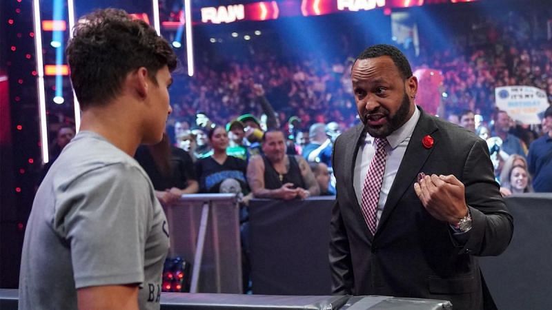 Goldberg&#039;s son was in the crowd on WWE RAW