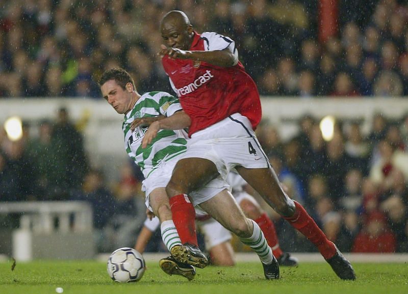 Patrick Vieira and Mark Fotheringham