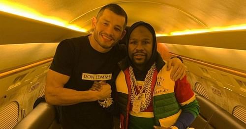 Makhmud Muradov (left), Floyd Mayweather (right) [Images Courtesy: @makhmud_muradov on Instagram]