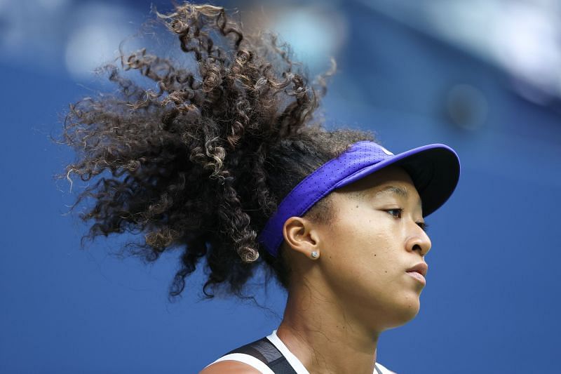 Naomi Osaka at the 2020 US Open.