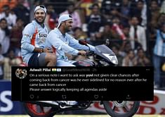 "Below the belt level stuff from Yuvi" - Twitterati slams Yuvraj Singh after he crops MS Dhoni from 2011 WC winning picture in his video compilation on Friendship day