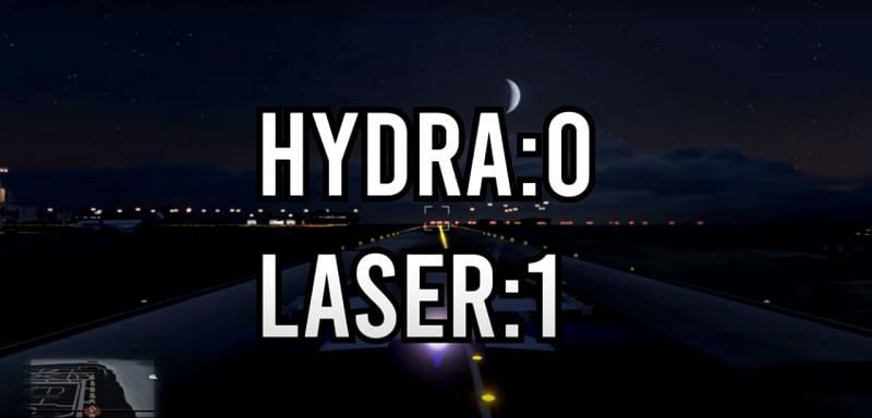 Hydra Vs Lazer in GTA Online ( Source: Youtube @ItzFrolickz )