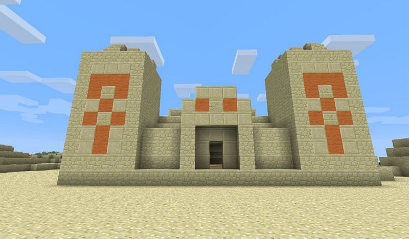 Desert temple (Image via Minecraft)
