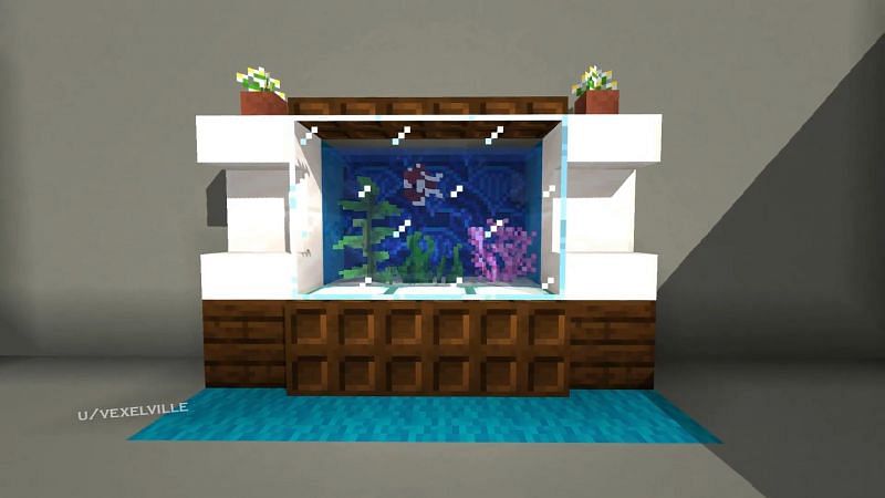 minecraft fish tank