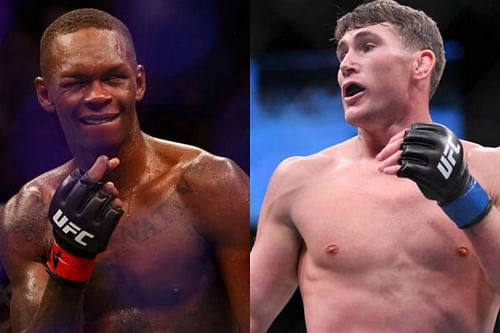 Israel Adesanya (L) and Darren Till (R)