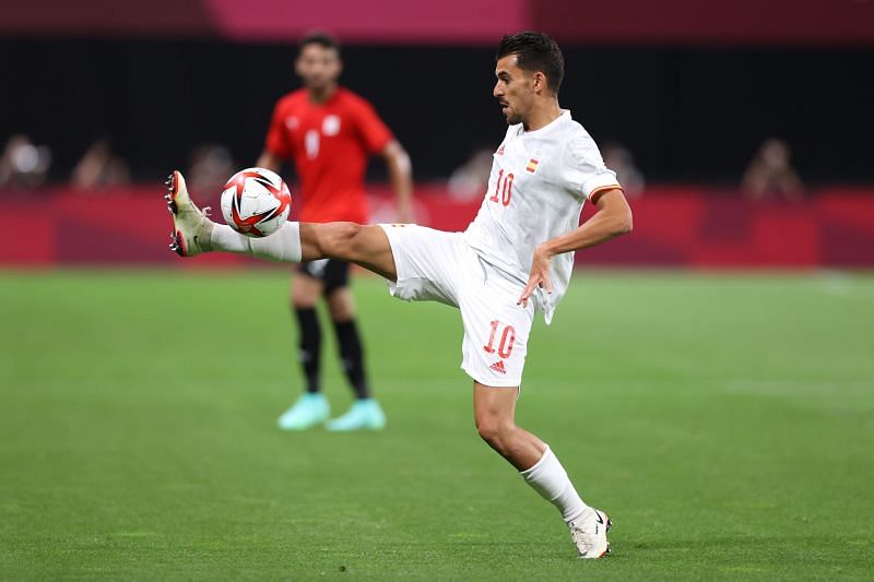 Ceballos in action for Spain during a clash with Egypt at the Olympics