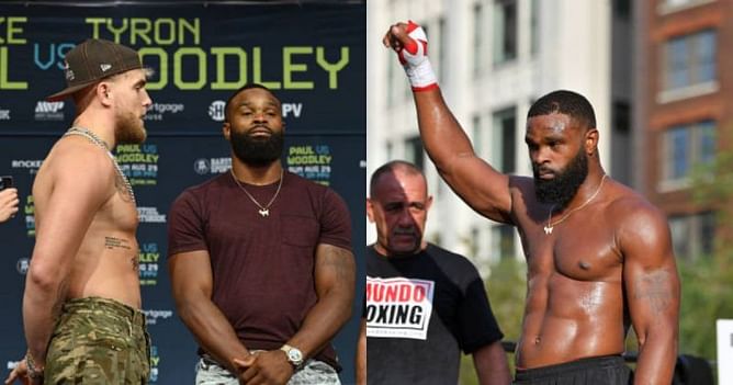 "I will fu***** start hurting people" - Tyron Woodley reacts after Jake Paul's teammate reportedly insults his mother