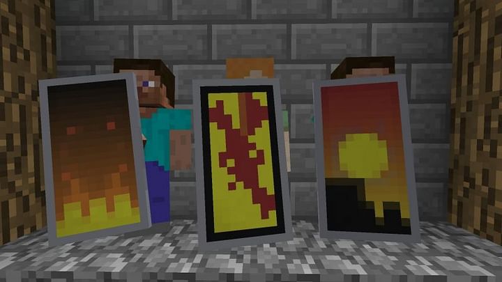 How to make a custom shield in Minecraft Java Edition