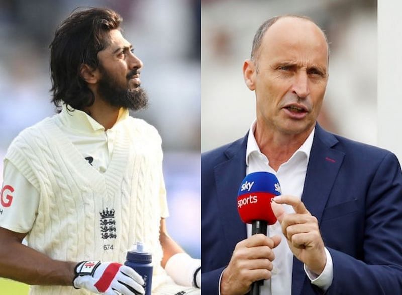 Haseeb Hameed(l) and Nasser Hussain(r)