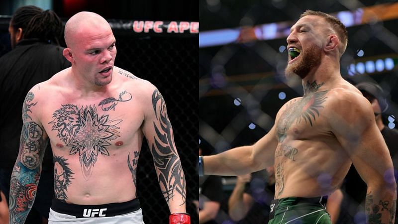 Anthony Smith (left) and Conor McGregor (right)